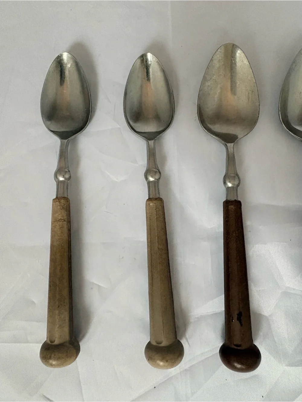 Vintage MCM Oxford Hall Japan Flatware Spoons 6- 2 smaller 4 larger
